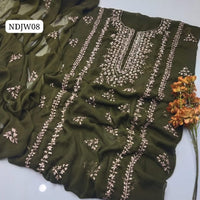 2-Piece Handmade Bember Crinkle Dress – Gotta Gala Bail Shirt & Boti Dupatta